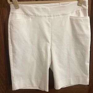 Chico's Classic White Bermudas
